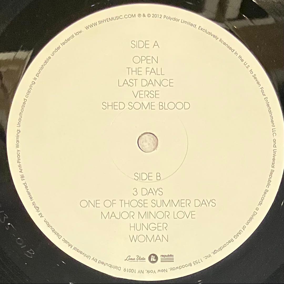 Rhye - Woman ロック アブストラクト