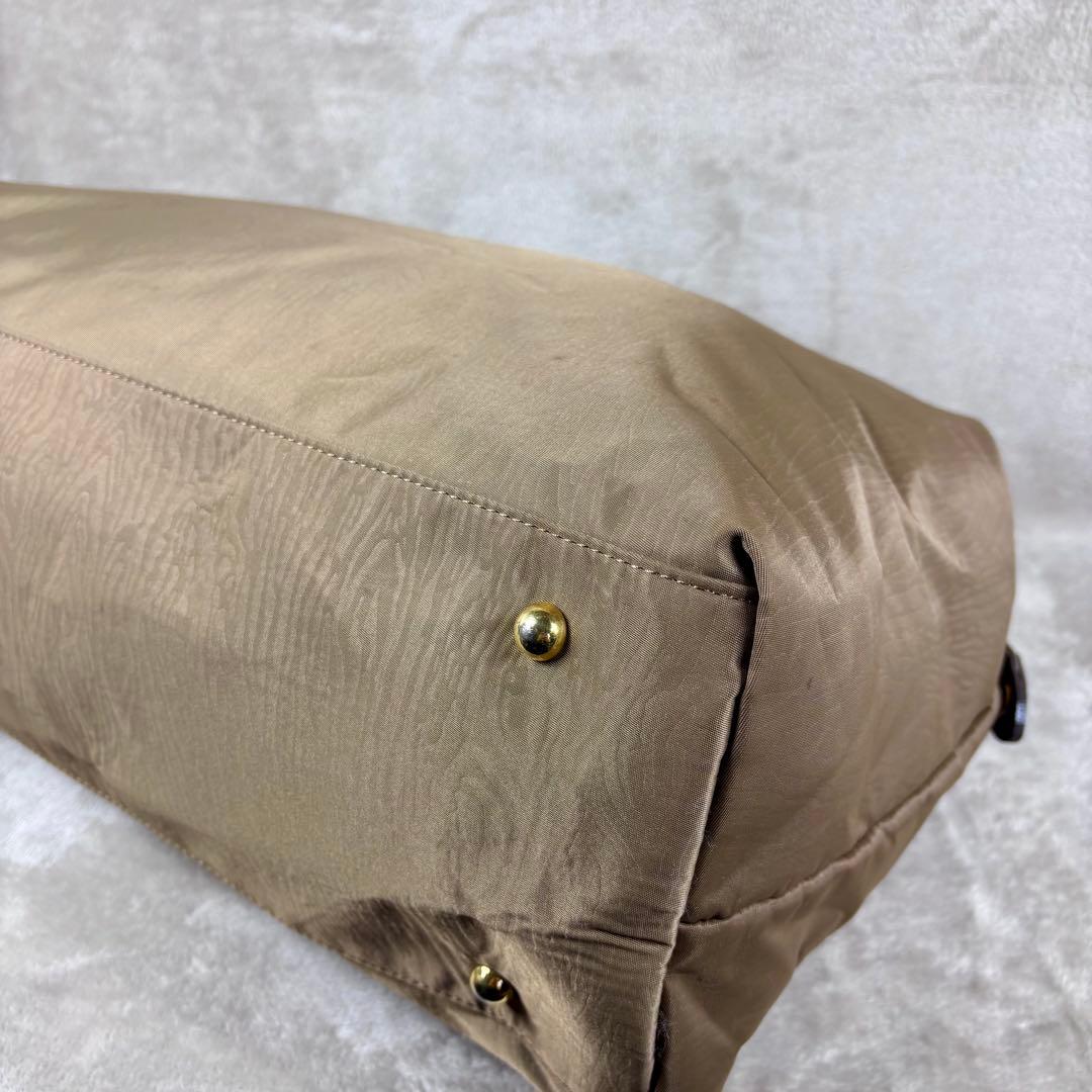 バレンシアガ　ボストンバッグ　ナイロン×クロコ型押しレザー　BALENCIAGA