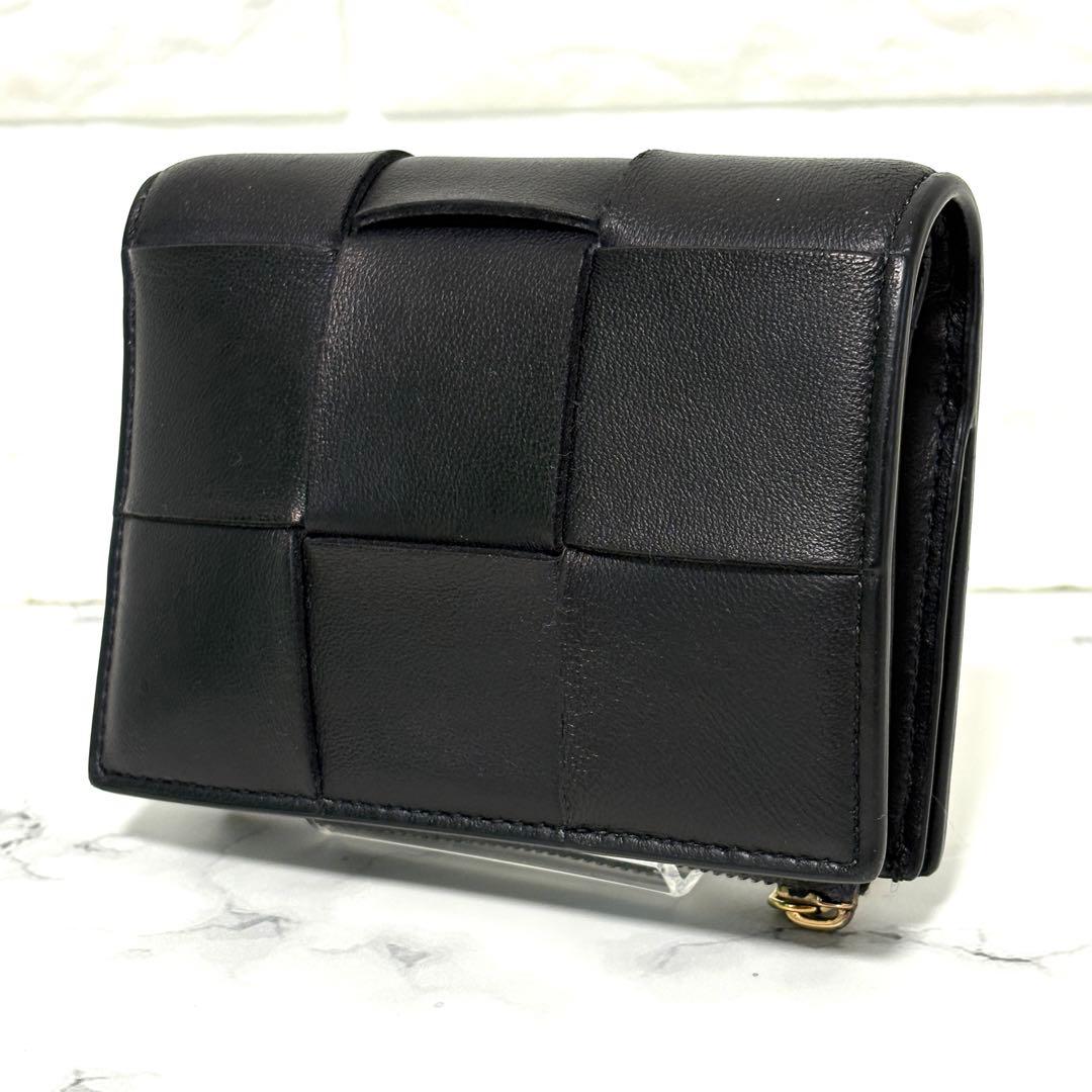ボッテガヴェネタ 財布 スモール カセット ブラック