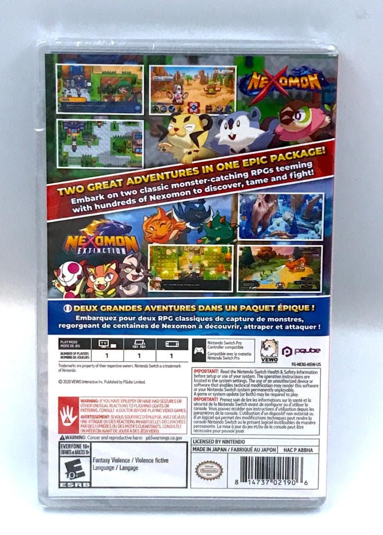 NEXOMON + NEXOMON EXTINCTION COMPLETE 新品
