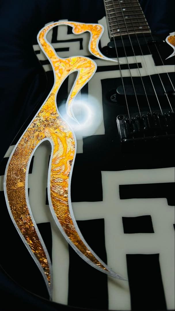 TEJ 布袋モデル風　G柄ファイヤーペイント ※珍しい24F仕様⭐︎samick⭐︎