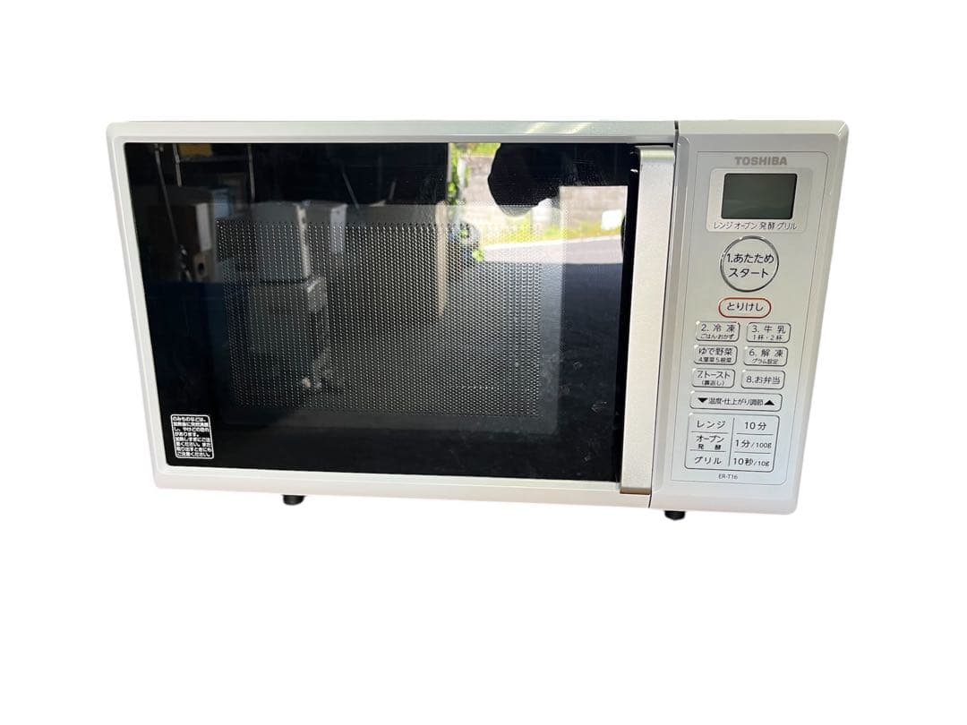 TOSHIBA 東芝 電子レンジ ER-T16(W) 2021年製 フラット