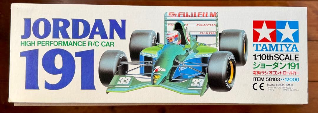 タミヤ 1/10スケール フォーミュラ1タイプ電動RCカー ジョーダン191