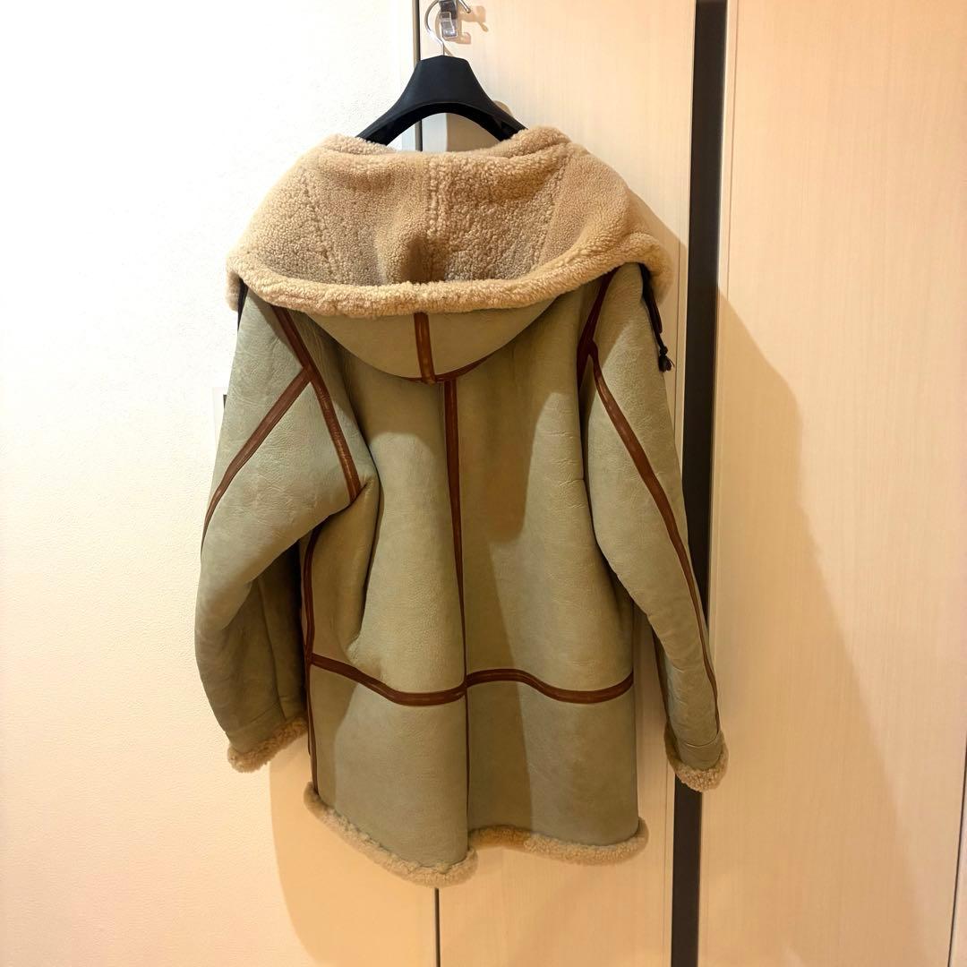 YEEZY SEASON 5 ムートン レザー ダッフル コート