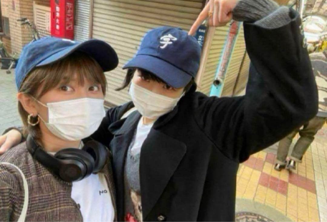 【宇ち多゛】キャップ ネイビー色