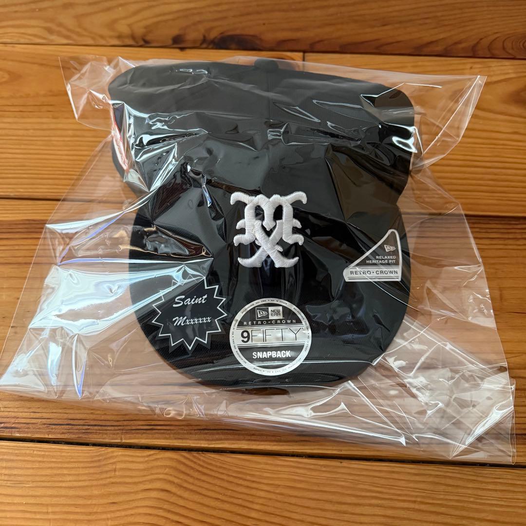 帽子 SAINT Mxxxxxx NEWERA CAP BLACK