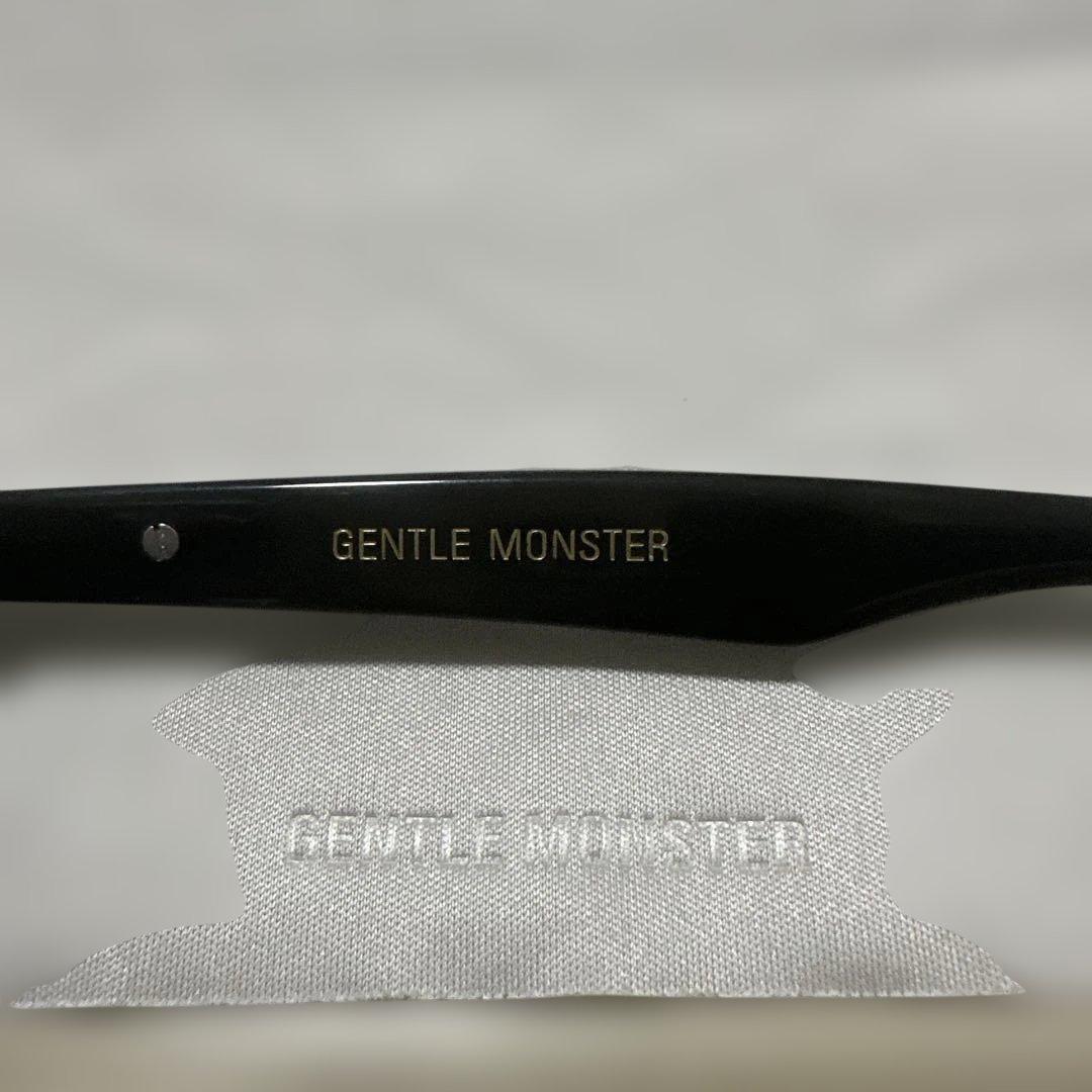 GENTLE MONSTER ブラック グリーンレンズ サングラス