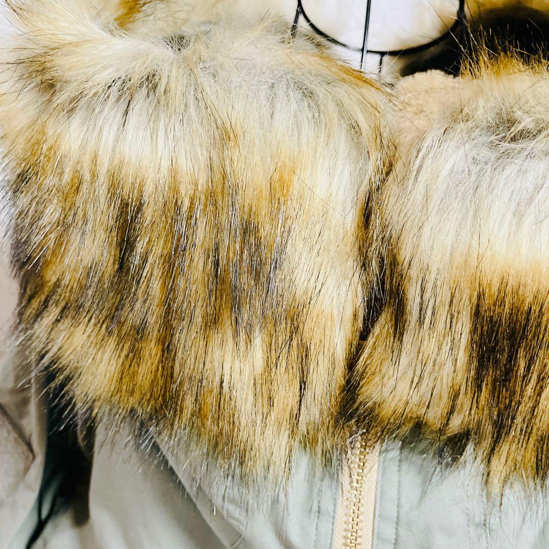 【美品】MOUSSYミリタリーダウンコート N2B 00s y2k カーキ