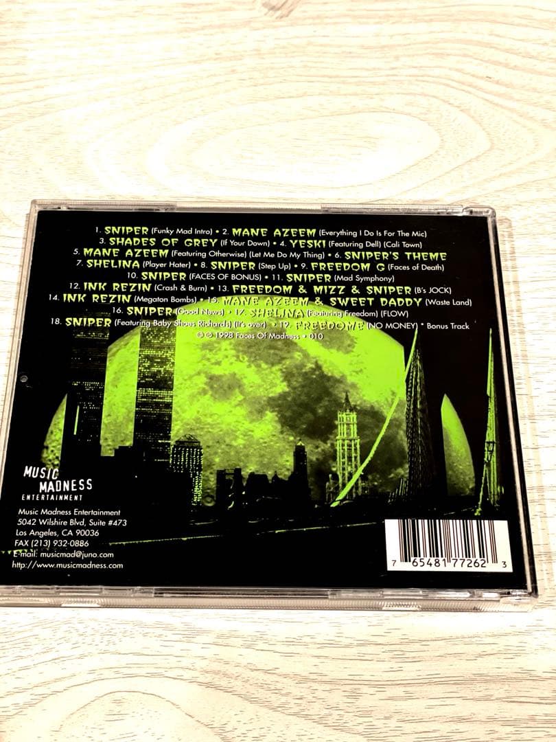 【早い者勝ち】FACES OF MADNESS CD g-rap