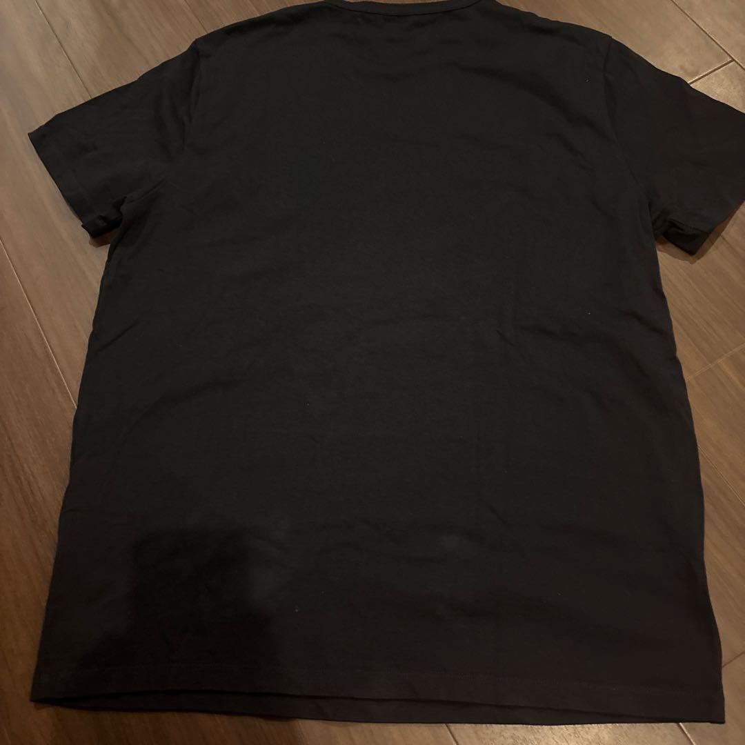 MONCLER ブラック メンズTシャツ　Lサイズ