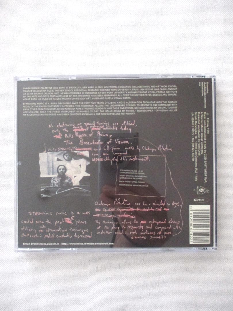 洋楽 Charlemagne Palestine Strumming Music CD