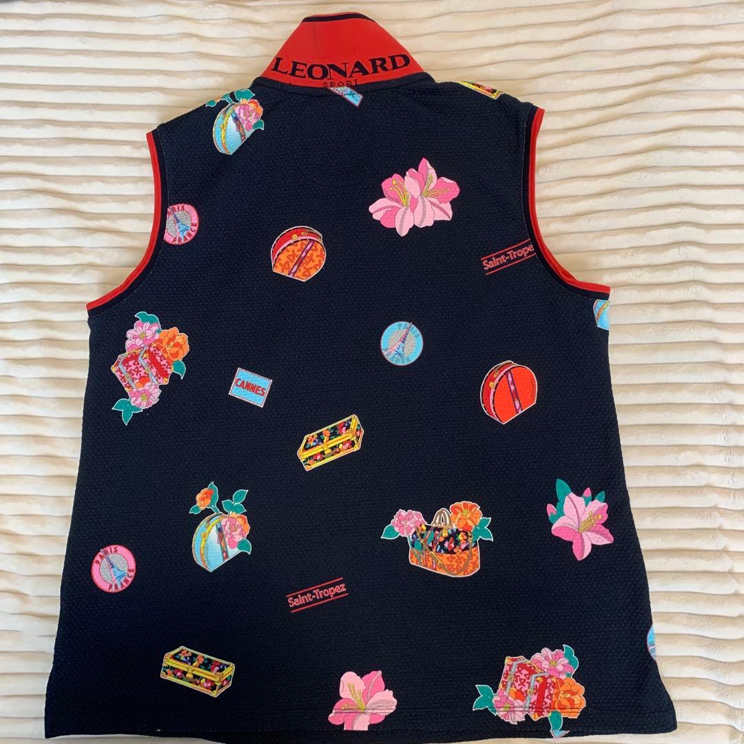【美品】レオナールノースリーブポロシャツ