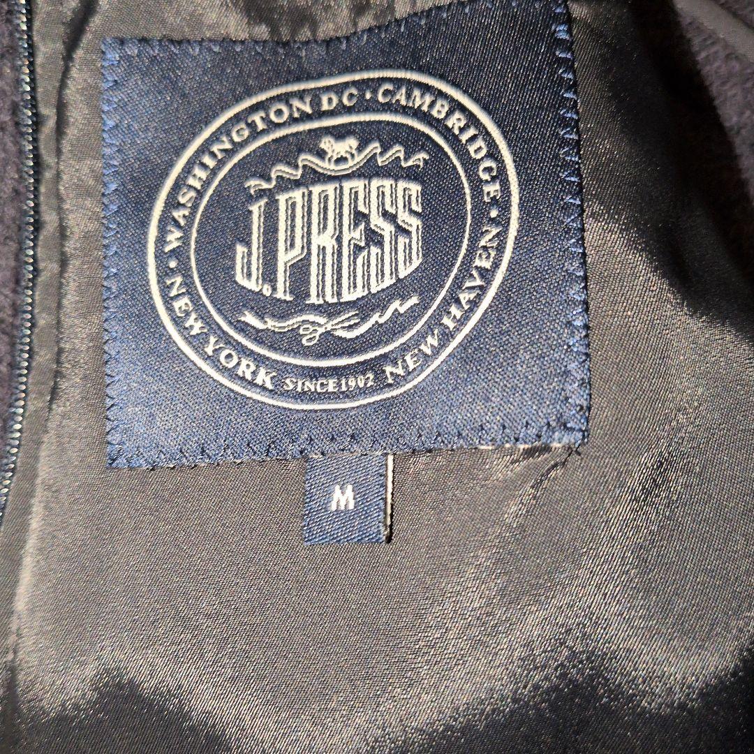 【J.PRESS ・希少】 パイル地テーラードジャケット 紺ブレ 金ボタン