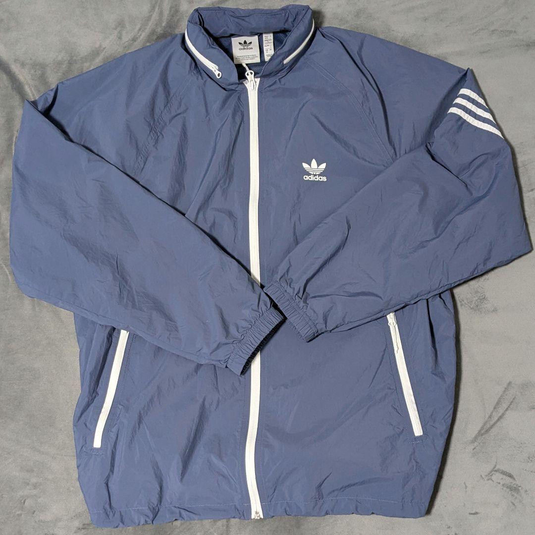 美品　adidas Originalsウィンドブレーカー　ADS200　ブルーL