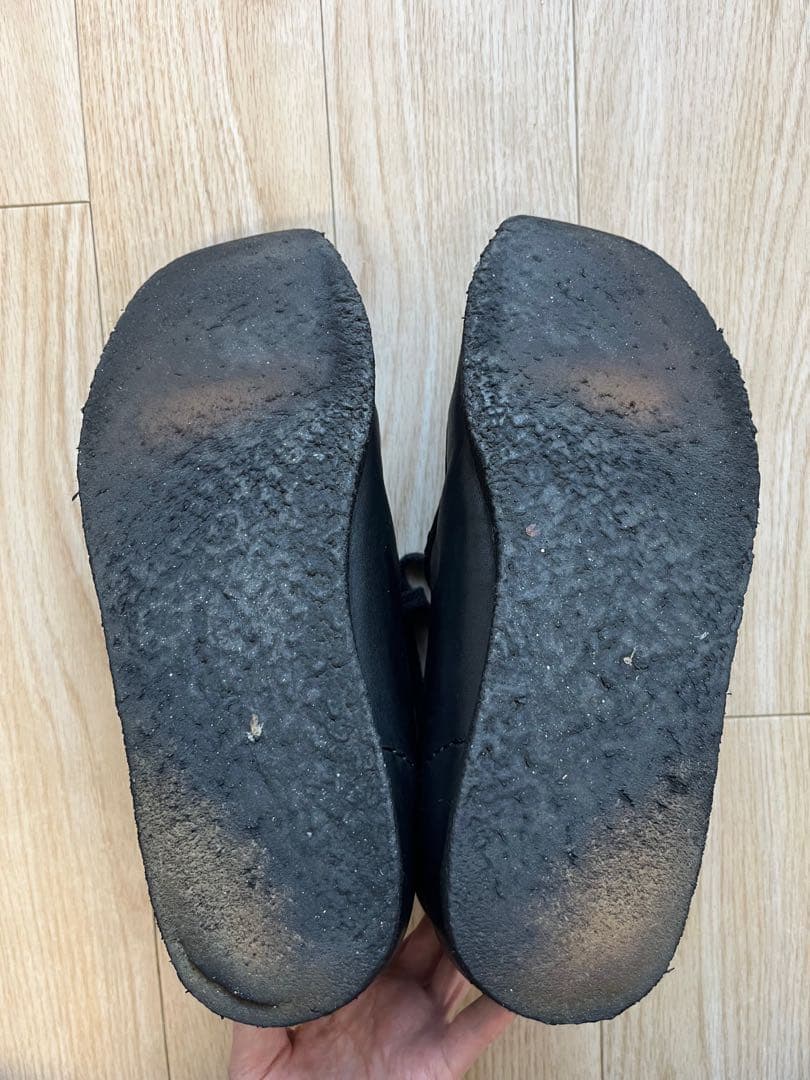 クラークス Clarks ワラビー ブーツ レザー 本革 ブラック 黒