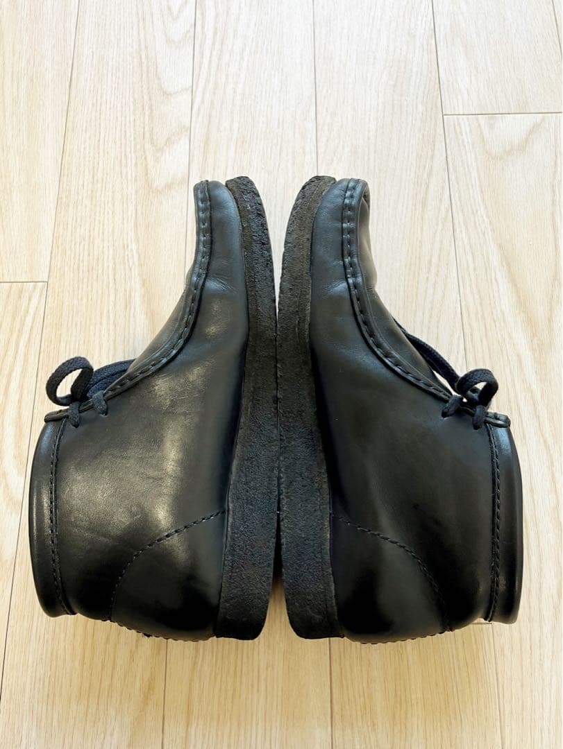 クラークス Clarks ワラビー ブーツ レザー 本革 ブラック 黒