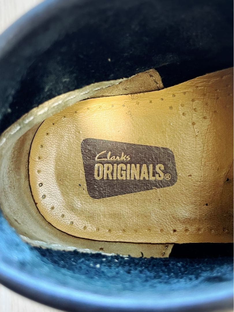 クラークス Clarks ワラビー ブーツ レザー 本革 ブラック 黒