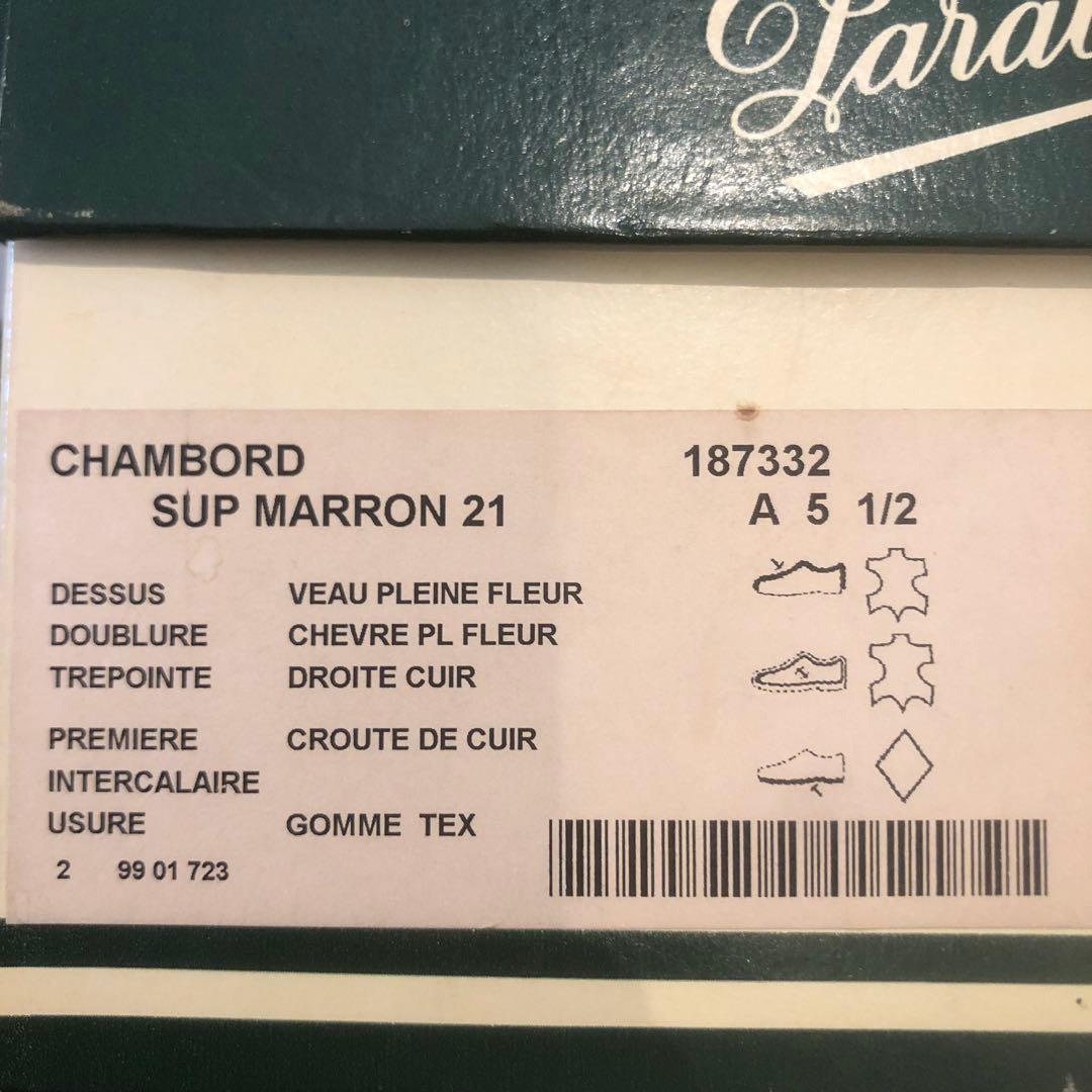 Paraboot（パラブーツ）CHAMBORD / シャンボードSize:5.5