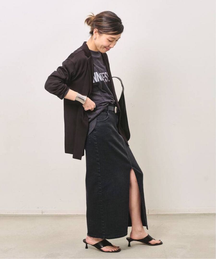 アパルトモン Denim Maxi Skirt