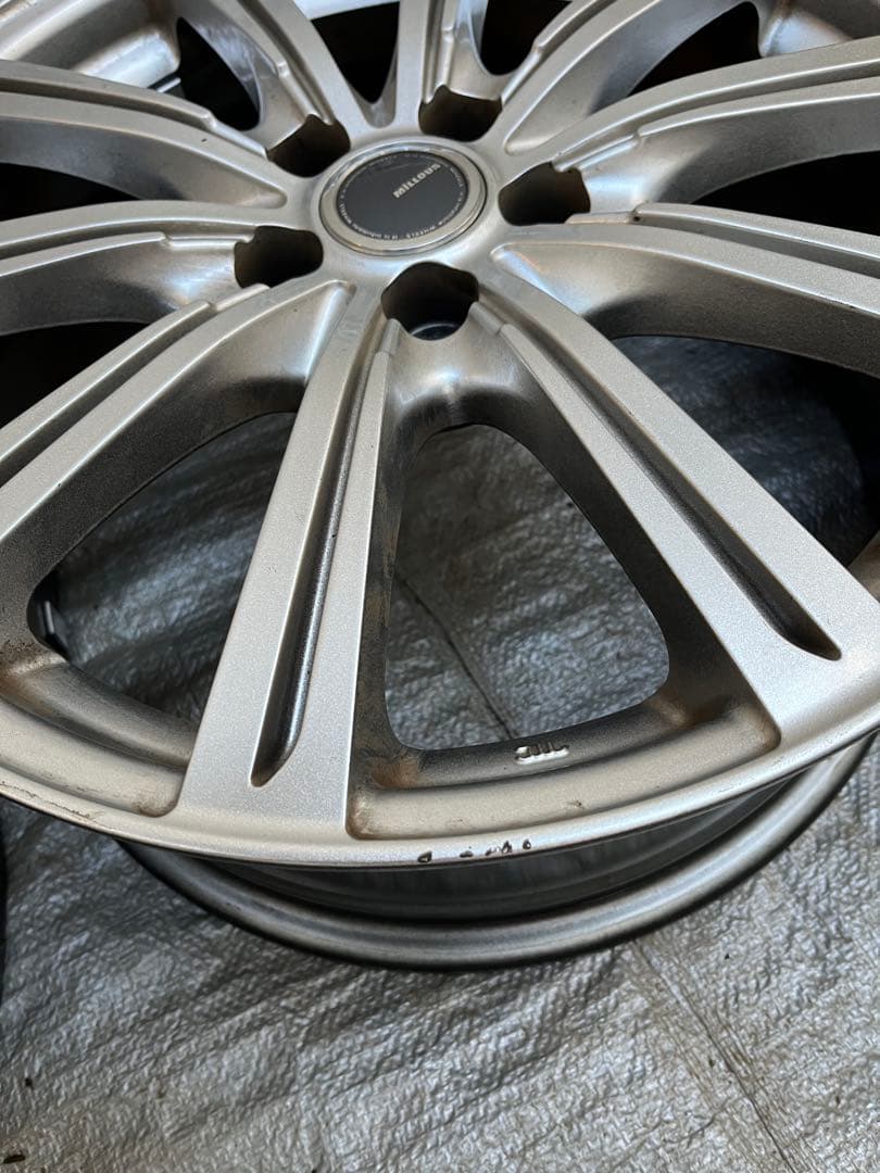 国産車アルミホイールミルアス 7J17 5/100+48 プリウス30 スバル他