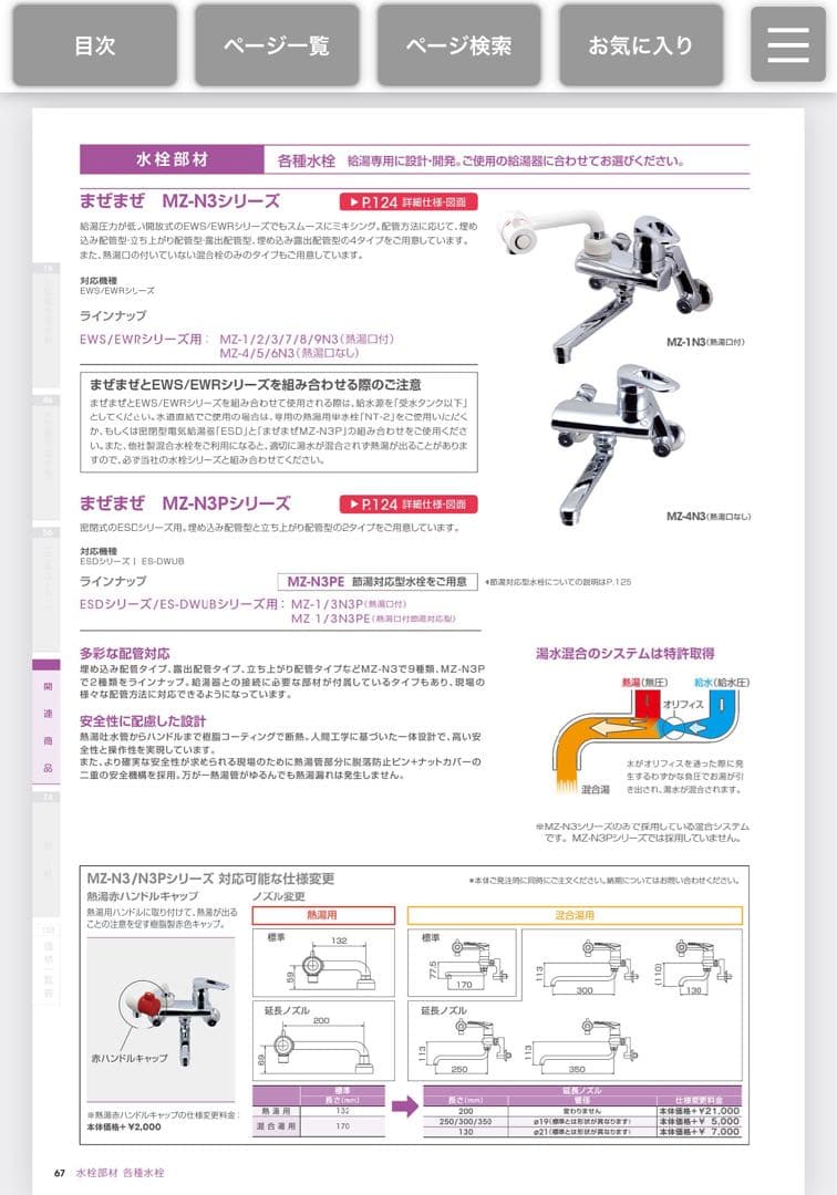 イトミック　シングルレバー混合栓 MZ-3N3Pまぜまぜ　2個セット！