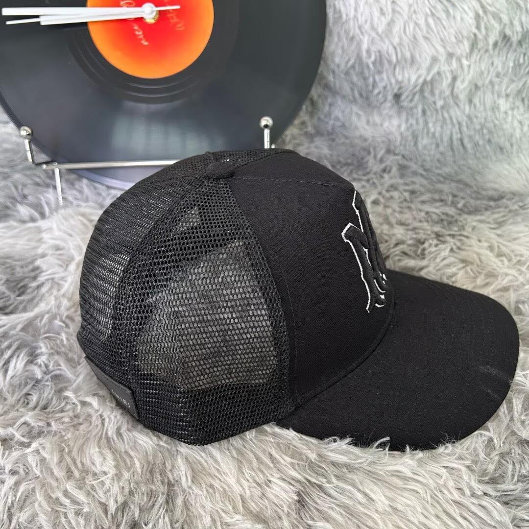 AMIRI ブラック メッシュバック ベースボールキャップ