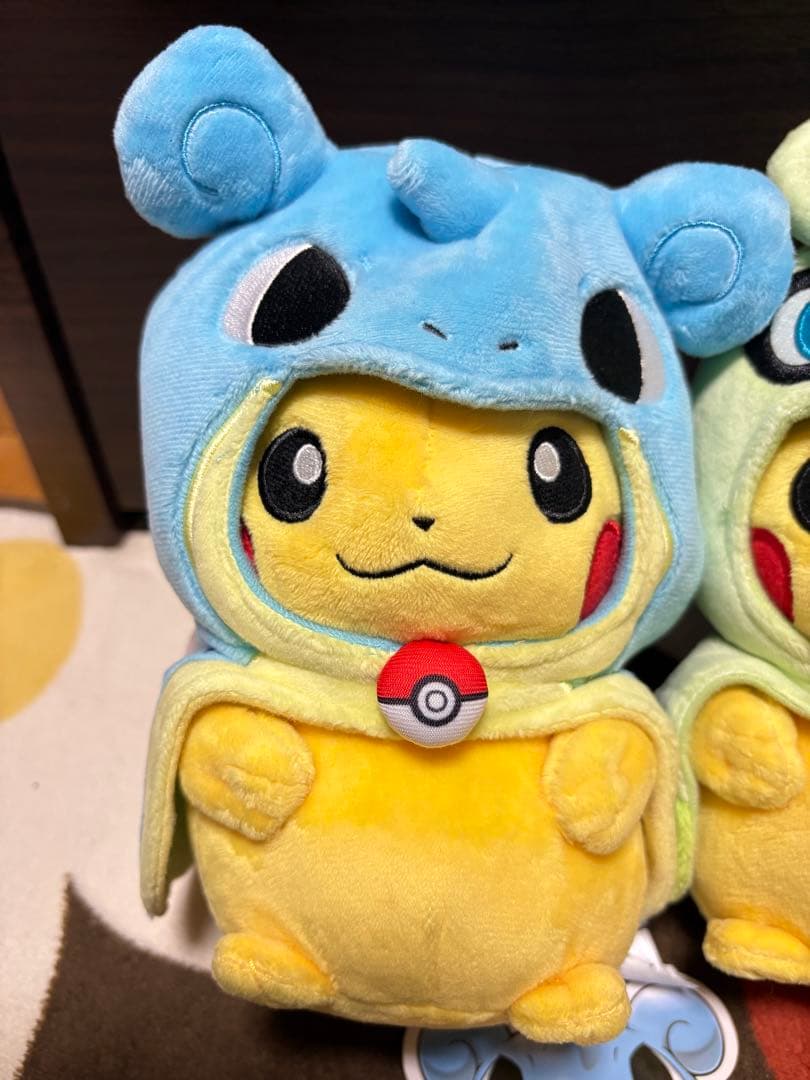 タグ付き シンガポール限定 セレビィポンチョ ラプラスポンチョ ぬいぐるみ