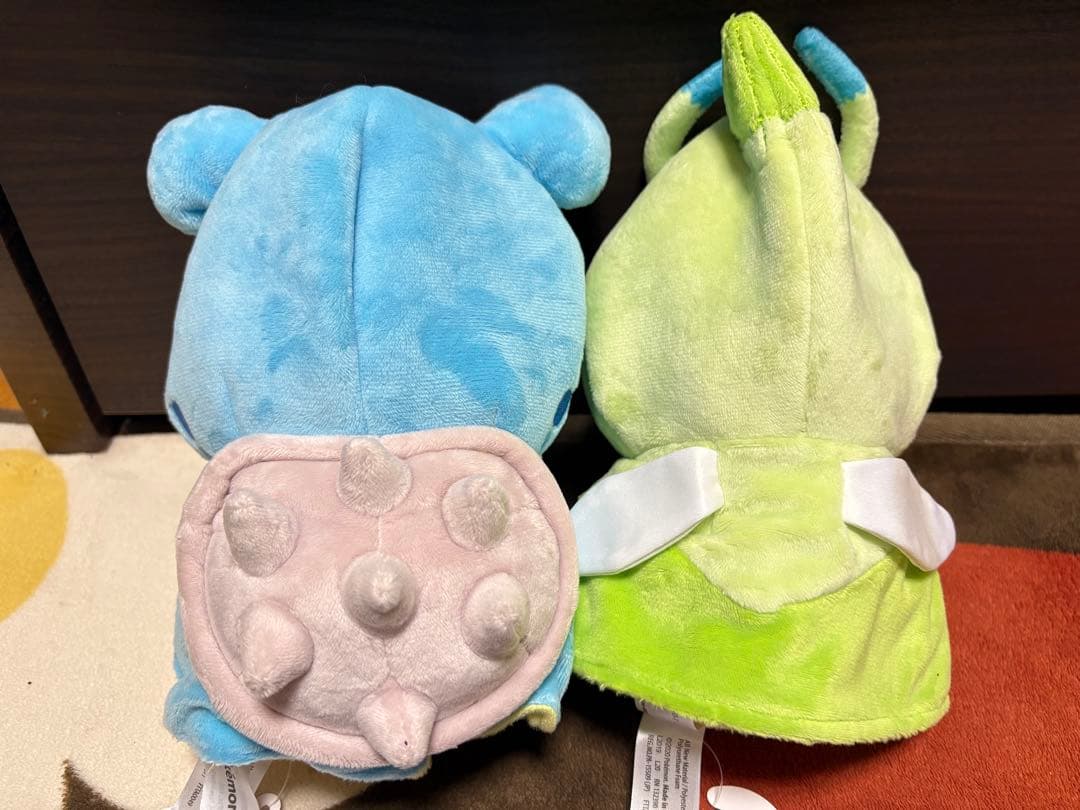 タグ付き シンガポール限定 セレビィポンチョ ラプラスポンチョ ぬいぐるみ