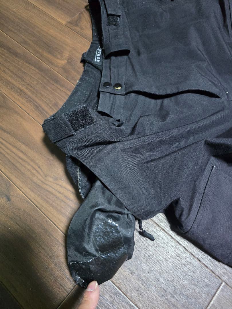 NOMADIK 777 BLACK L スノーボード パンツ 黒