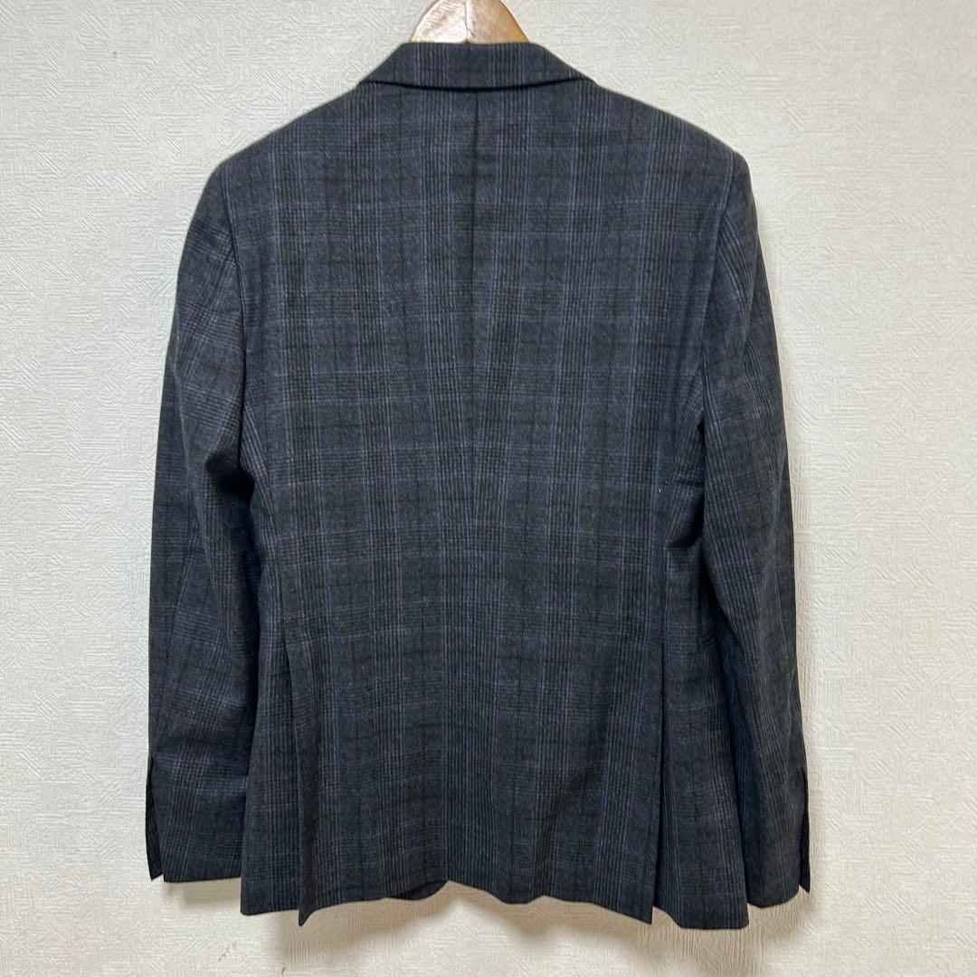 極美品　TAGLIATORE テーラードジャケット チェック柄　オーバーペン
