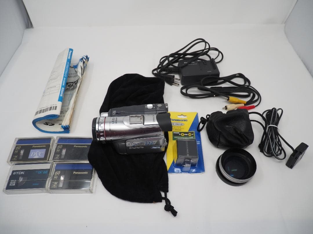 Panasonic NV-GS200　leica　ビデオカメラセット　通電確認済