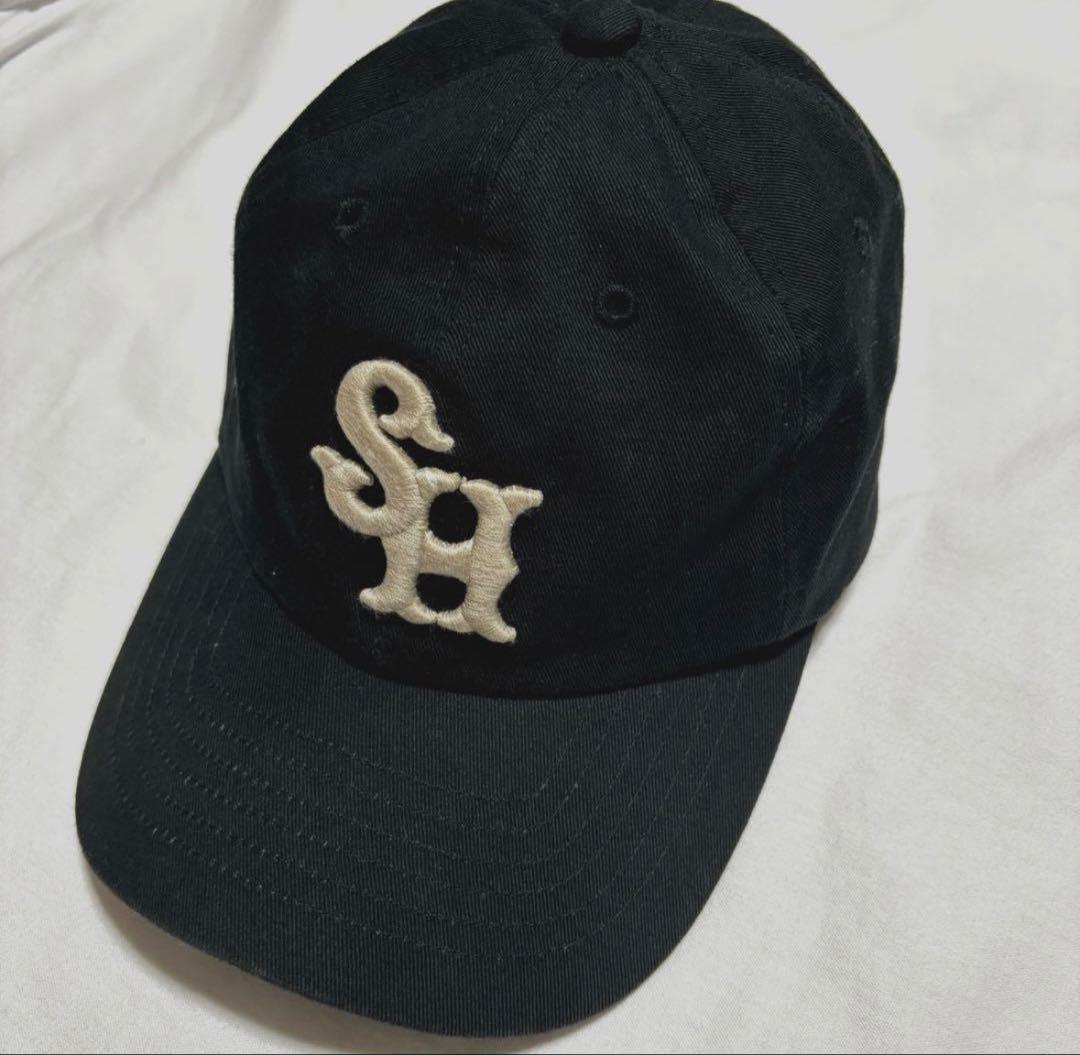 帽子 SUGARHILL LOGO BASEBALL CAP BLACK