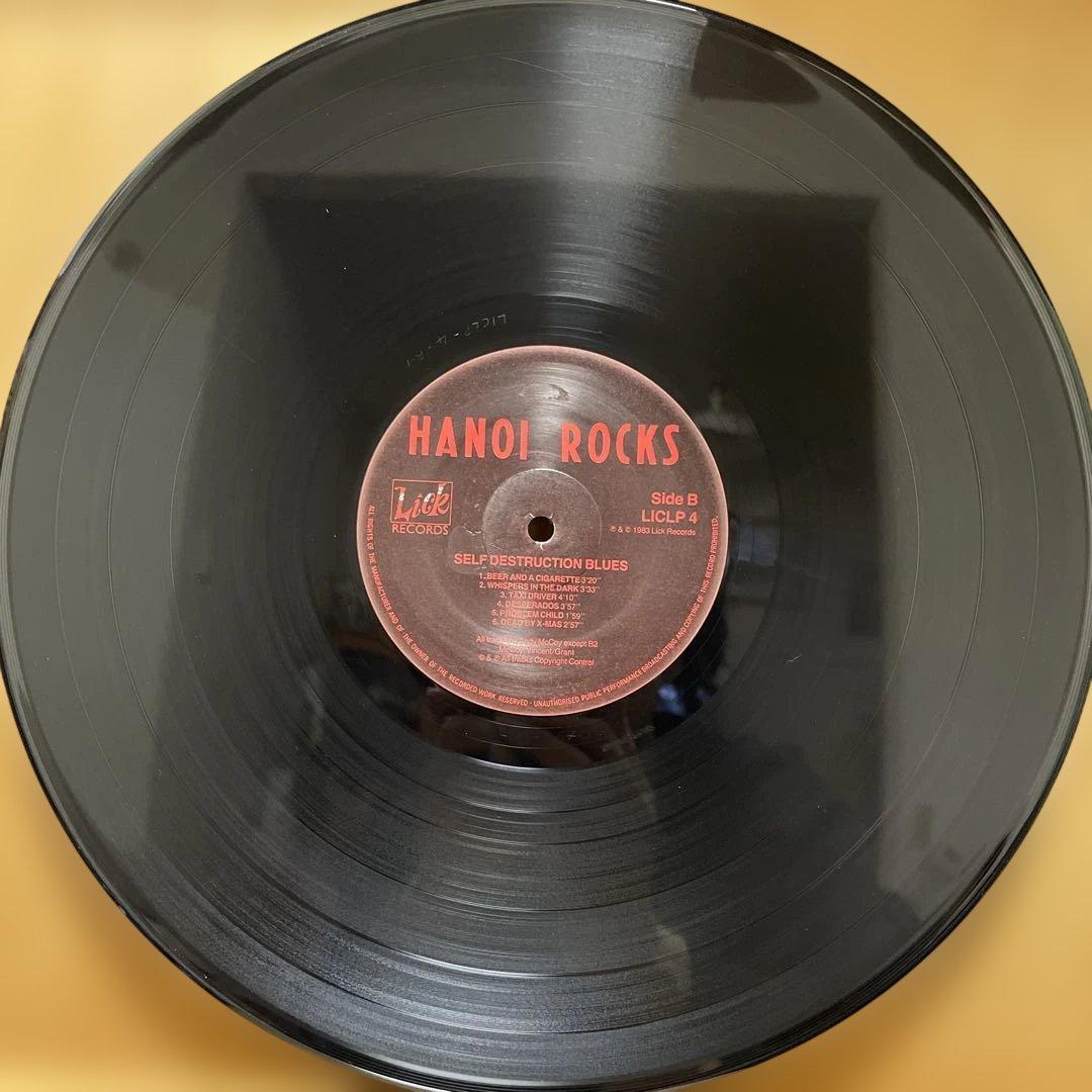 洋楽 HANOI ROCKS SELF DESTRUCTION BLUES LP