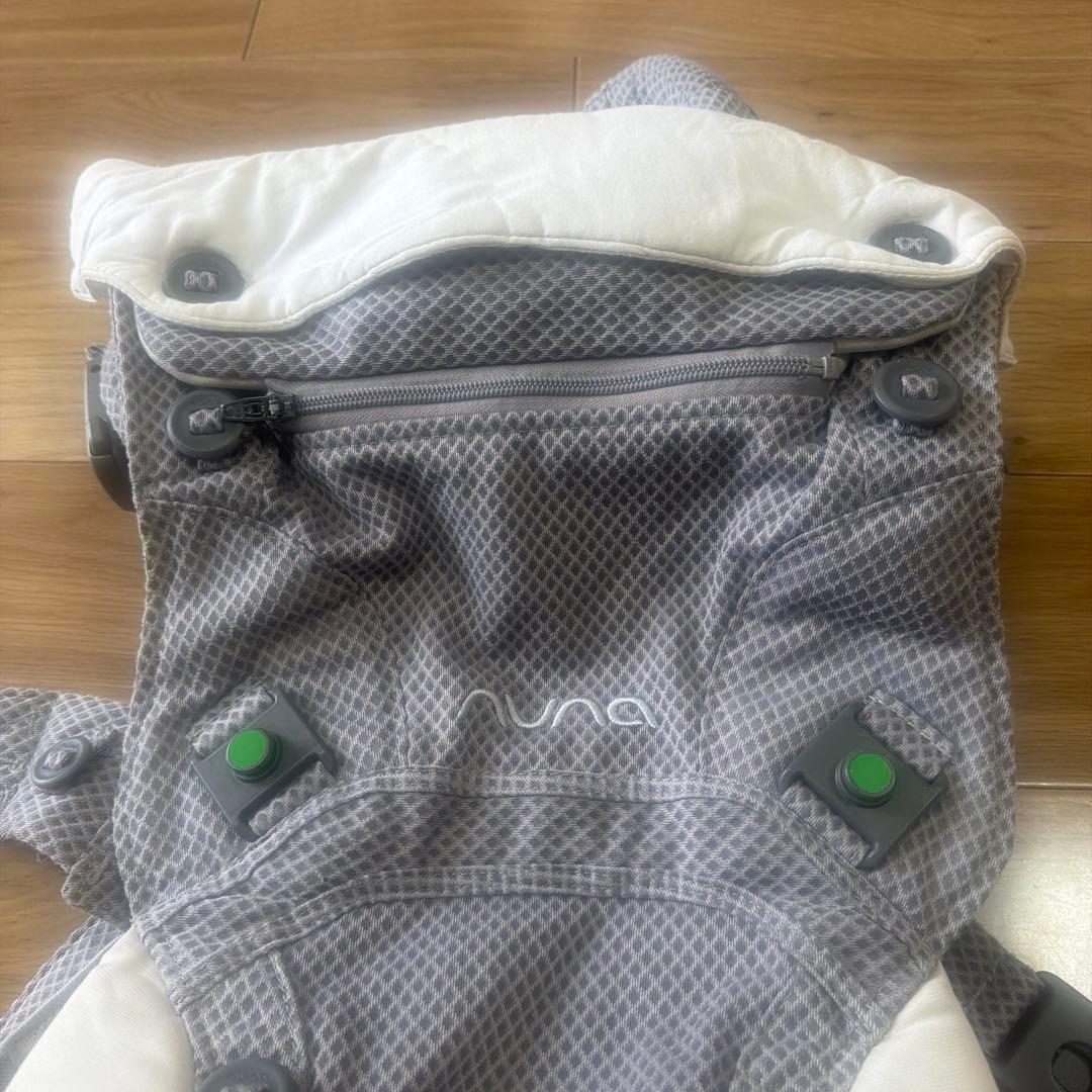 NUNA 抱っこ紐 グレー メッシュ