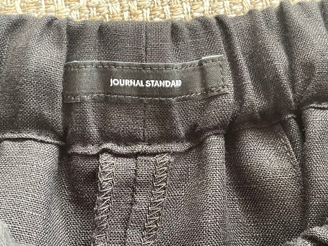 JOURNAL STANDARDリネンタックキュロットブラック