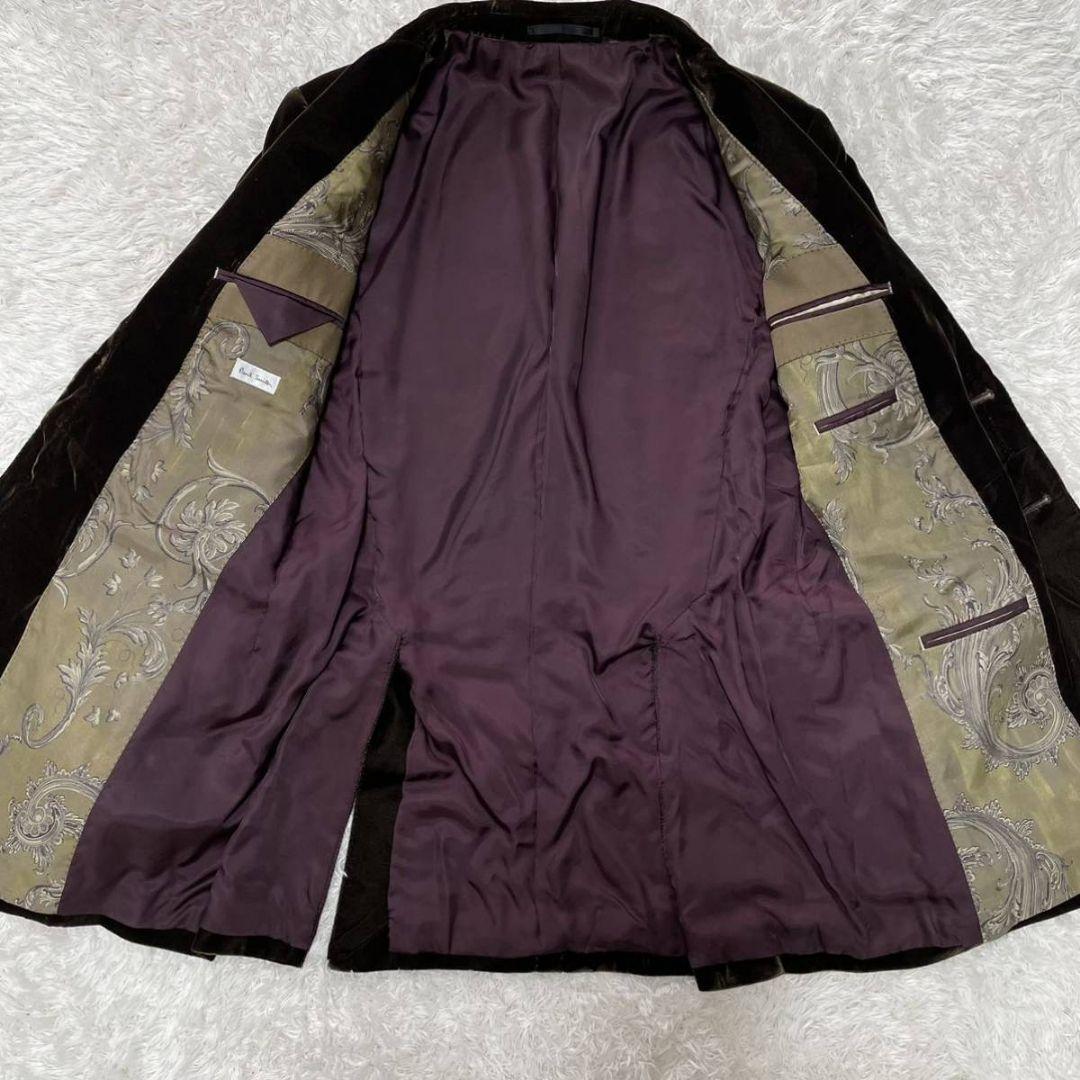 Paul Smith　テーラードジャケット　ベロア　ベルベット