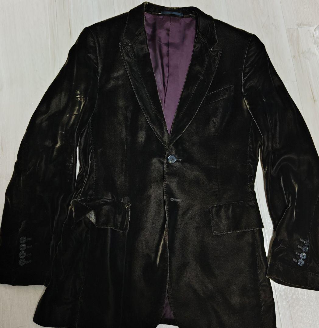 Paul Smith　テーラードジャケット　ベロア　ベルベット