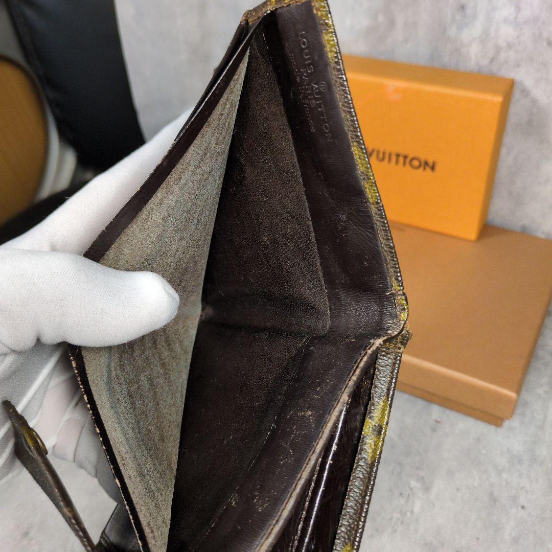 ルイヴィトン モノグラム 旧型ポルトモネ・ビエ カルトクレディ　Wホック財布