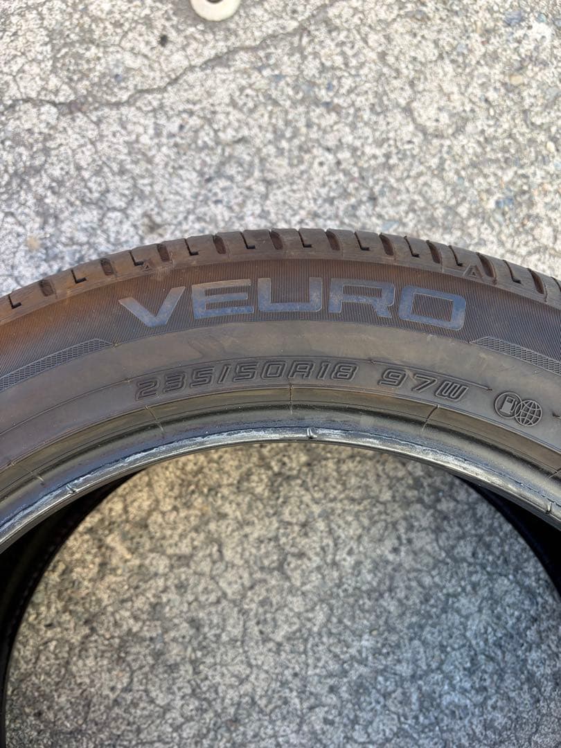 値下げ！23年製 ダンロップ 235/50R18 バリ溝 4本