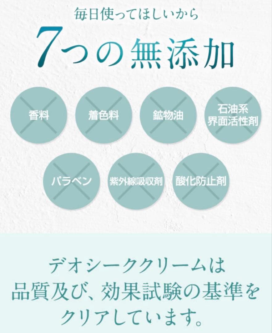 【新品】【未開封】DEOSEEK デオシーク　２本セット　デオドラント