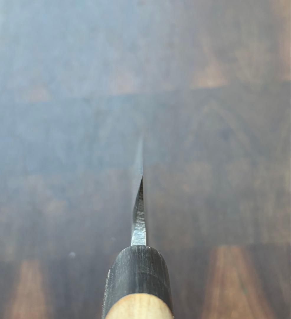 正本総本店　玉白鋼　小出刃　140mm 包丁　白鋼　和包丁　研ぎ済　釣り　水牛朴