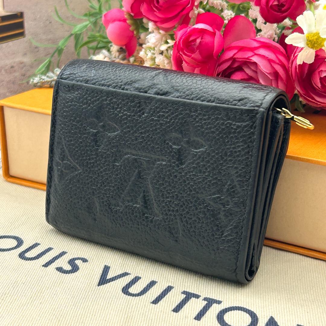 ★美品★　ルイヴィトン　アンプラント　ポルトフォイユ 　ゾエ　ノワール　折財布