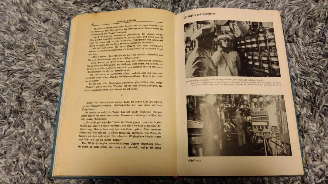 【古書】Blaue Jungs an Kesseln und Maschinen