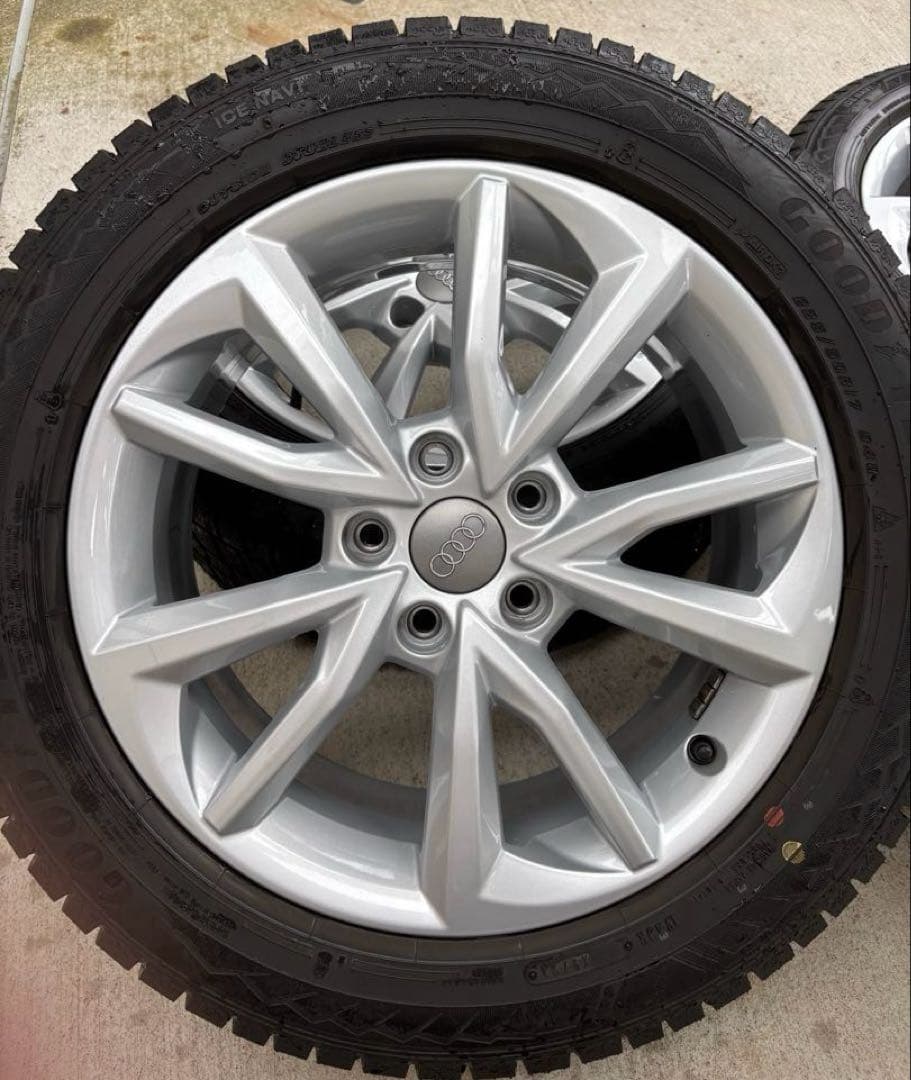 【送料込】Audi 純正TT 17インチ スタッドレスタイヤ ホイール4本set