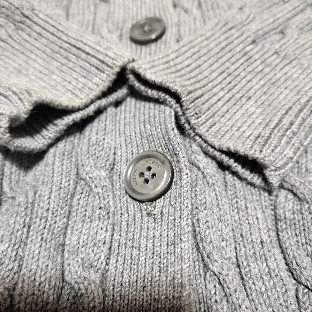 POLO Ralph Lauren ケーブルニット カーデ ポニー M 美品