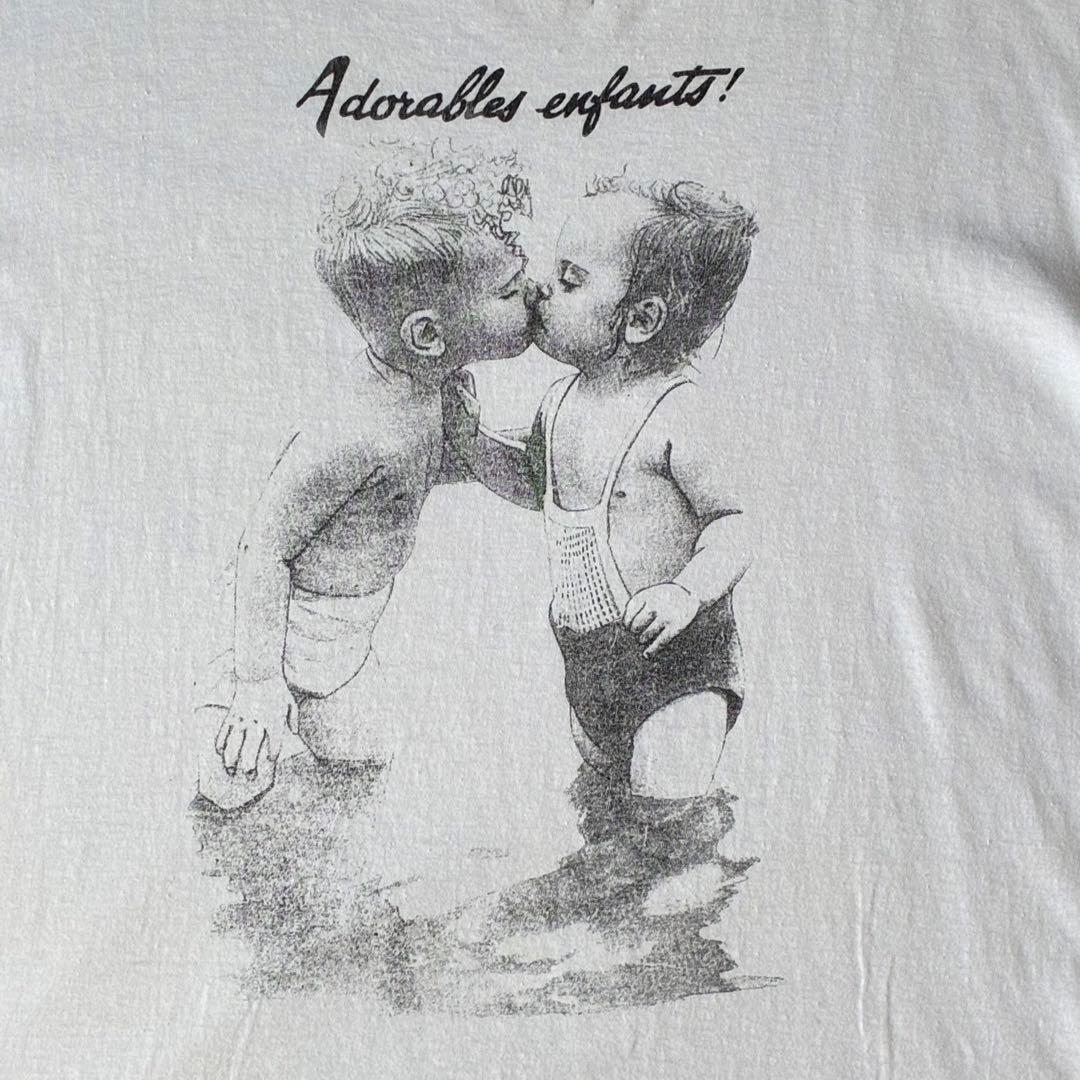 ［ユーロ］90s Nice Photo“キッズ“フォト アート Tシャツ