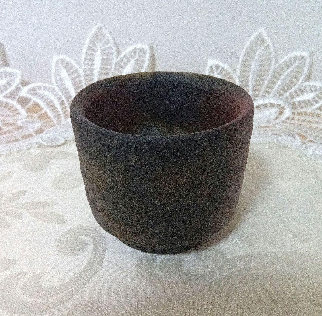 備前焼　ぐい呑み②　在銘　美品