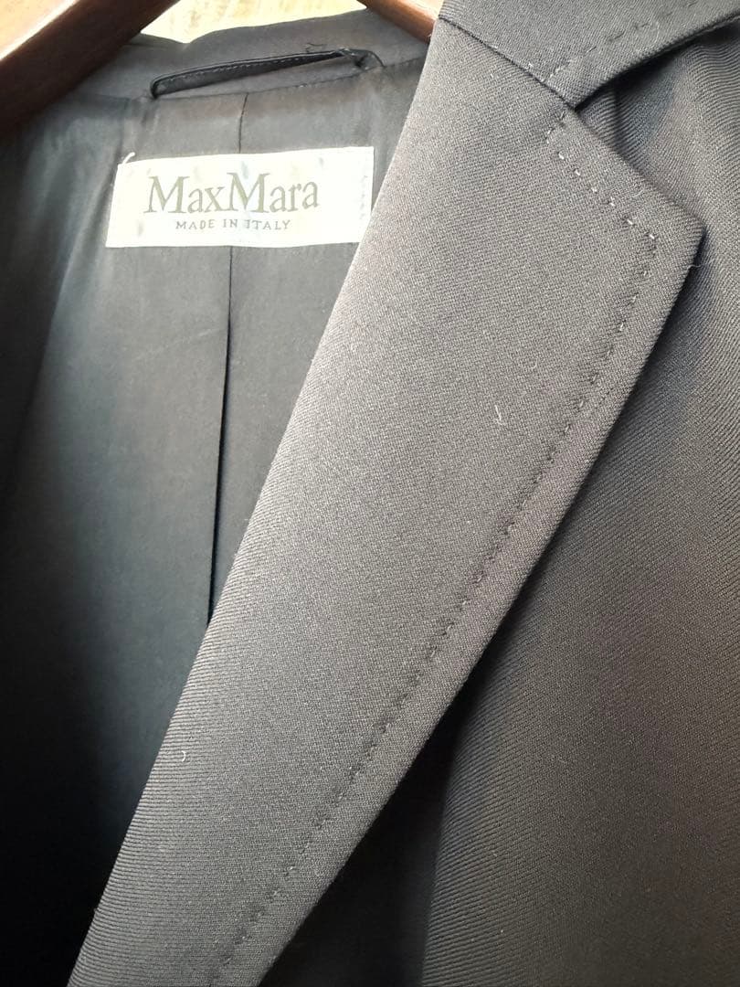 MaxMara ブラック テーラードジャケット36