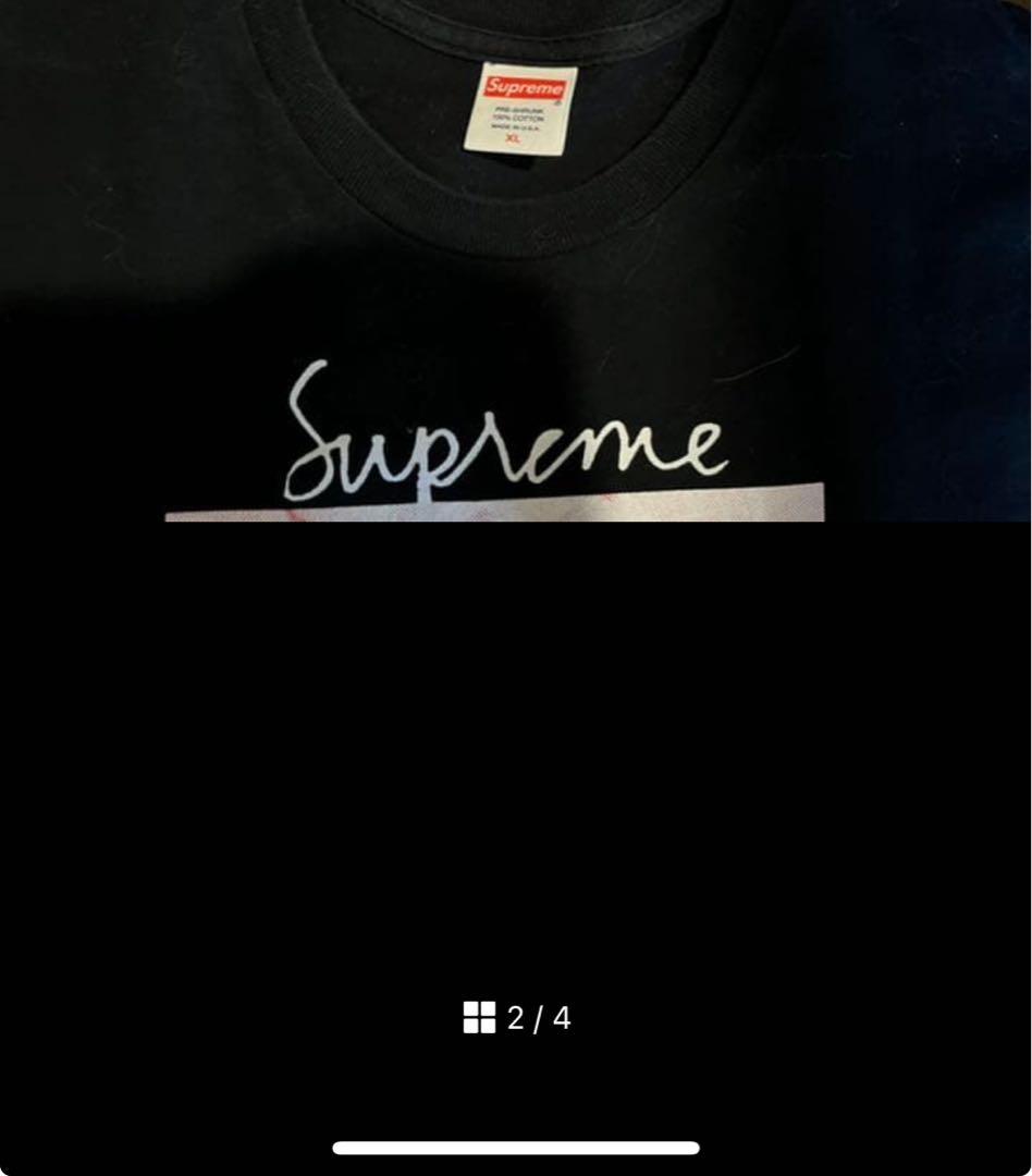 Supreme Madonna Tee Black　マドンナ
