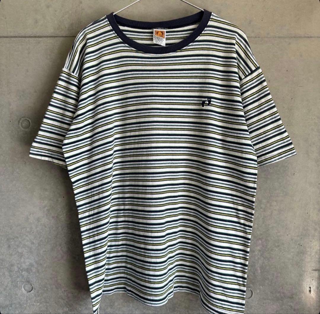 80s Hang Ten USA製 グラデーション ボーダーTシャツ